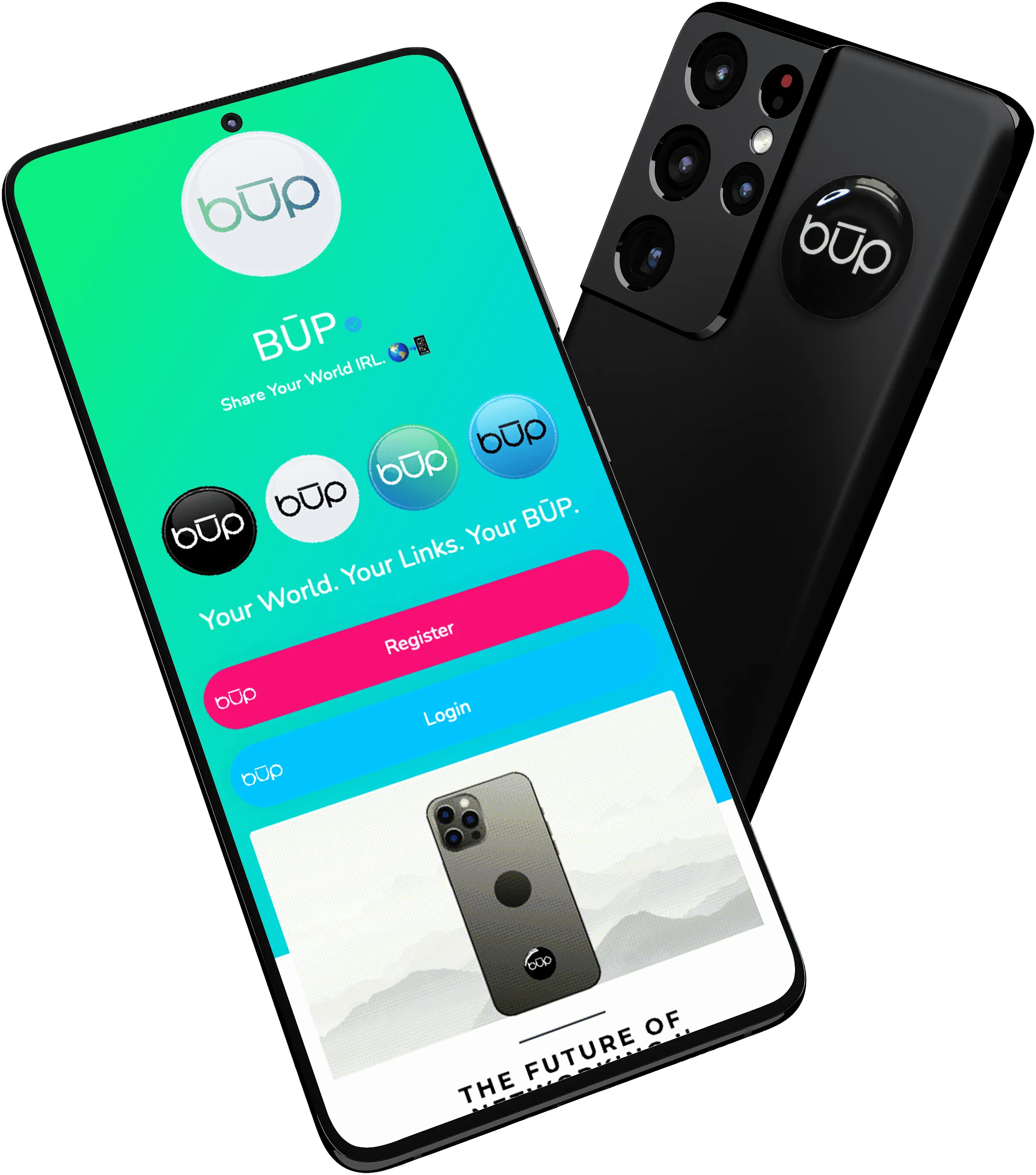 bup phone mockup