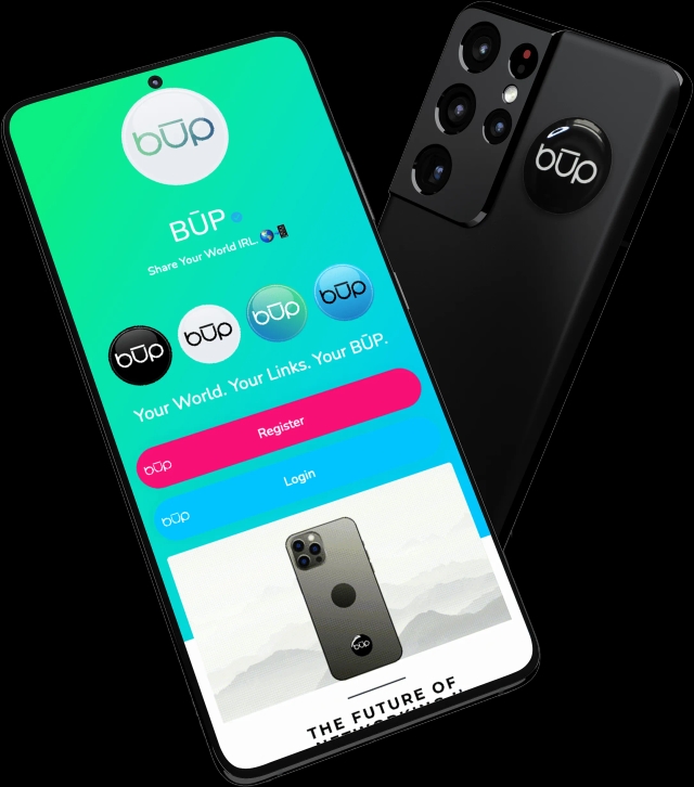 bup phone mockup